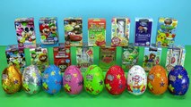 23 Surprise Eggs маша и медведь яйцо Surprise Eggs Disney Pixar Cars Super Mario Mickey Mouse