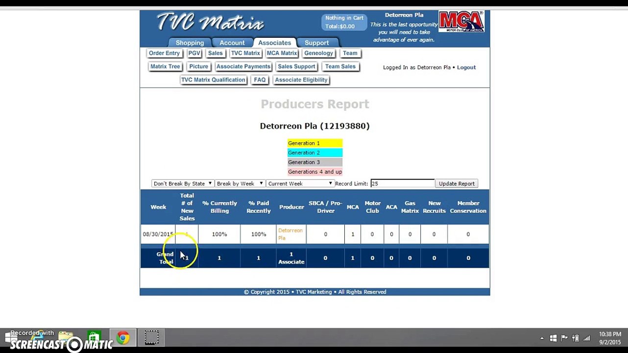 New MCA Sale Update