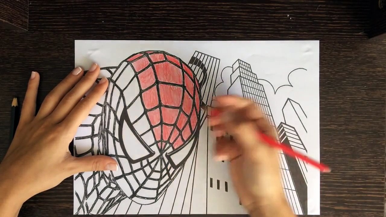 Painting spiderman-How to paint spiderman