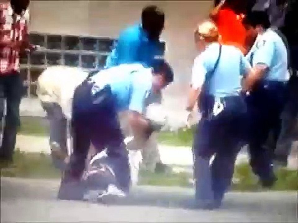 Minneapolis Police arresting gunman in officer shooting