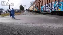 Alternate view of the Louisville, KY train accident that killed two people