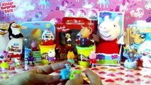 Peppa Pig Kinder Surprise eggs Play Doh Minnie Mouse [MST]