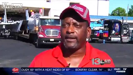 Haney Technical Center receives fighter jet. WMBB Coverage