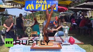 Serbia: The ultimate test? Serbians compete in testicle cooking contest