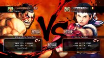 Ultra Street Fighter IV battle: E. Honda vs Sakura