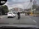 Instant Karma for Road Rage Biker