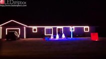 waterproof RGB 4.8m DIY house LED for christmas   remote