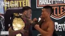 Cocky guy before fight gets a dose of Karma