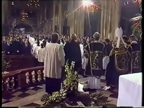Funeral of Zita von Bourbon-Parma (last Empress of Austrian Empire)