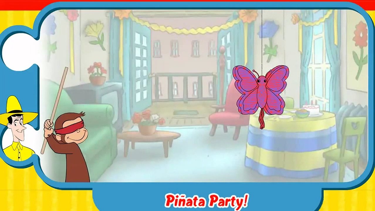 Curious George Full Episode Pinata Party Educational Cartoon Game