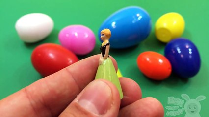 Learn Colors with 10 Surprise Eggs! Opening Surprise with Peppa Pig, Sofia the First!