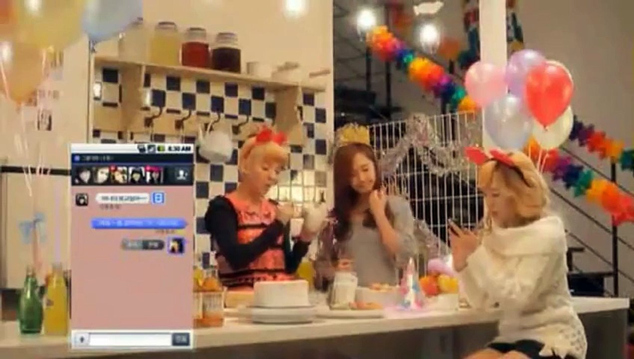 [HD] 110107 SNSD-Sunny Tiffany Yuri HyoYeon@DAUM Special Edition App[3]