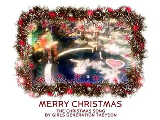 [HD] SNSD TaeYeon - The Christmas Song [Christmas 2009]