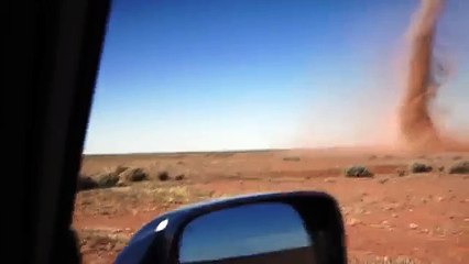 Crazy Guy Runs Into Outback Tornado To Take Selfie