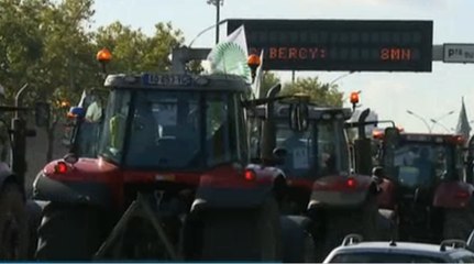 La manifestation des agriculteurs à Paris, à travers nos JT