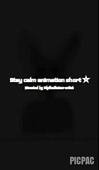 Stay calm animation short ☆ #picpac #stopmotion