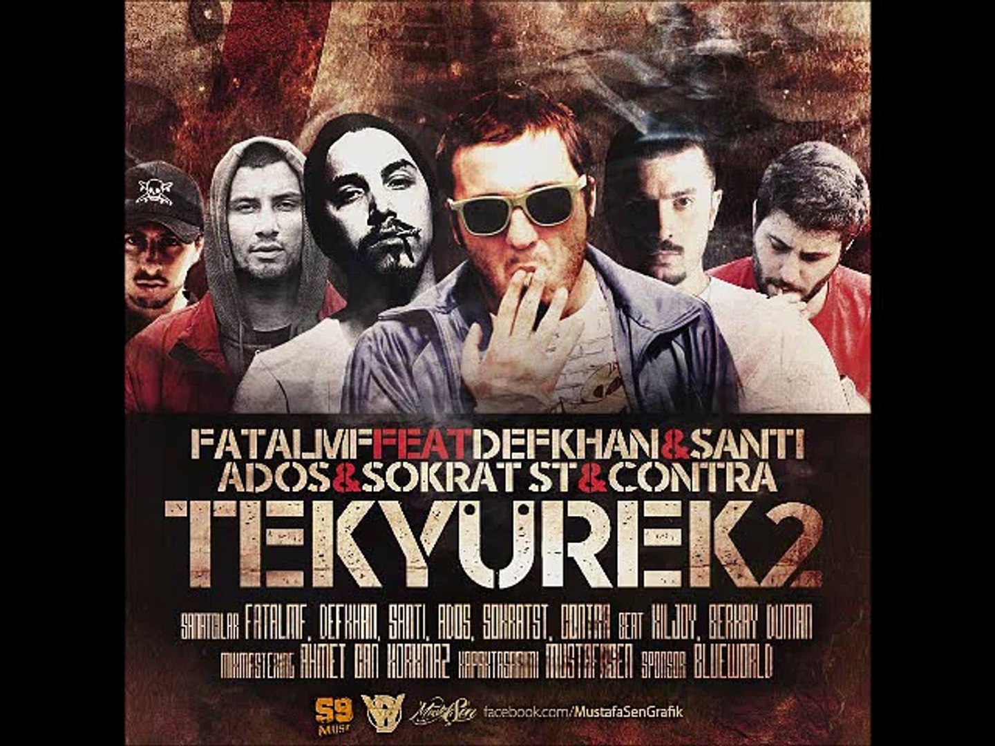 ⁣Fatal MF Feat. Ados, Defkhan, Contra, Santi, Sokrat St - Tek Yürek 2