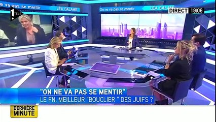 Débat : Marine Le Pen défend les juifs 19-06-2014