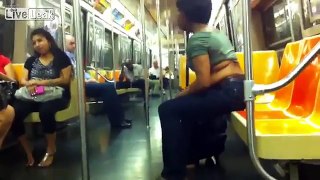 Black Woman on Train