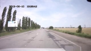 Truck VS Car Stunning Crash