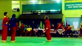martial arts match between eva against fitri