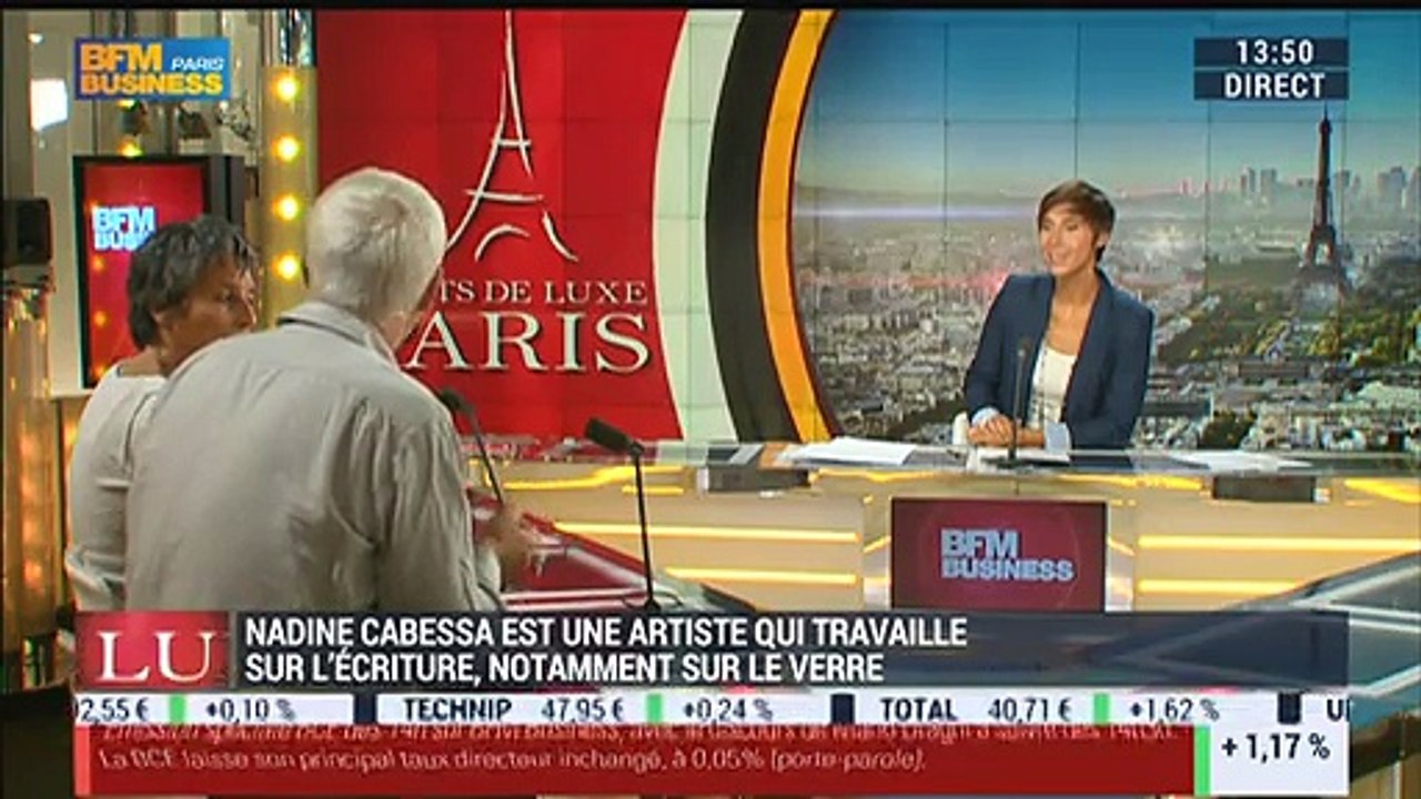 Métiers d'art, Métiers de luxe : Nadine Cabessa et Bruno Loire - 03/09