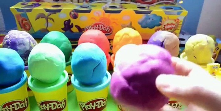 Huevos Sorpresa de Plastilina Play Doh Kinder Sorpresa | Play Doh Surprise Eggs Kinder Surprise Toys