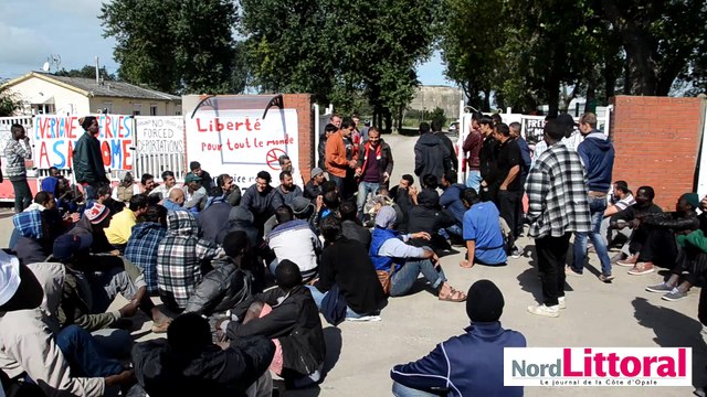 Manifestation à Jules Ferry, à Calais