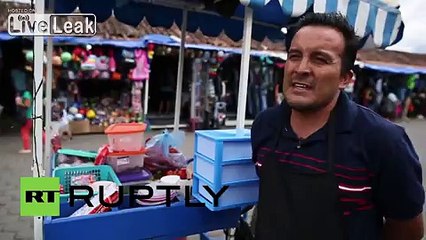 Guatemala: Watch as people enjoy 'cocktail' made with raw bull testicles