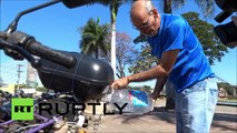 Motorbike that runs on WATER: 1 liter to travel 500km