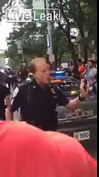 Police Use Pepper Spray At Movement For Black Lives Conference