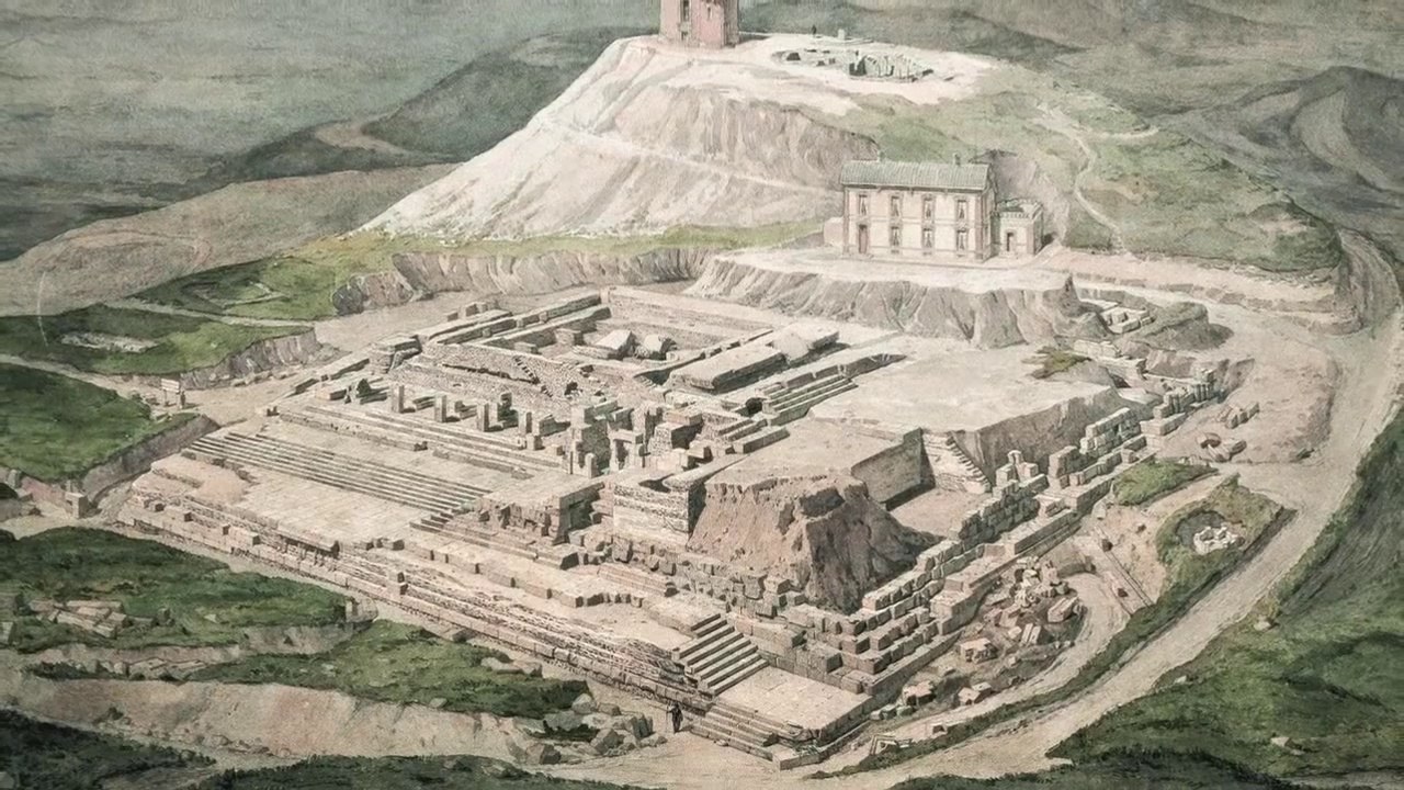 Le temple de Mercure - un travail de romain
