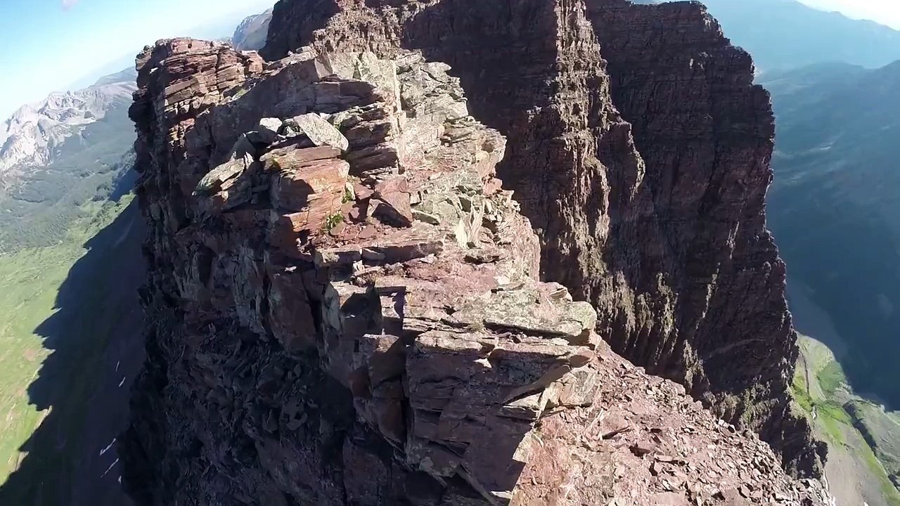 Saut entre deux montagnes, Maroon Bells - Colorado