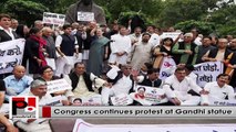 Democracy is being murdered: Sonia Gandhi says during Congress protest at Gandhi statue