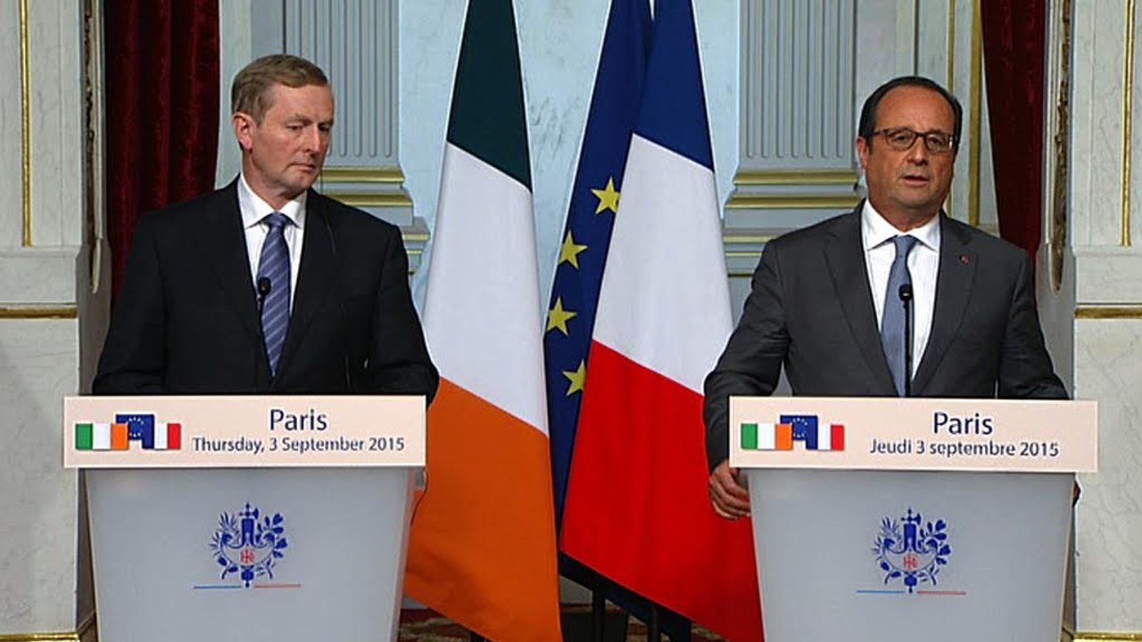 Déclaration conjointe avec Enda Kenny, Premier ministre d’Irlande