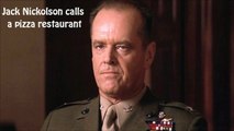 Jack Nicholson calls a pizza restaurant