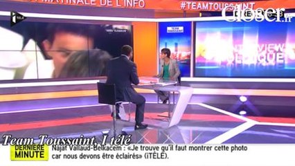 Najat Vallaud-Belkacem invitée de la Team Toussaint sur I Télé le 03 septembre 2015