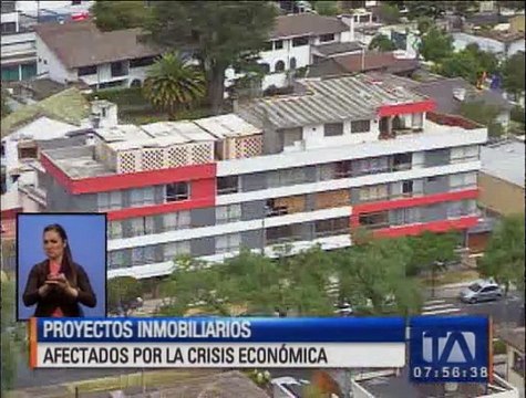 Proyectos inmobiliarios afectados por la crisis económica