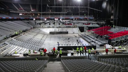 Le stade Pierre-Mauroy se prépare à accueillir l'Euro Basket !