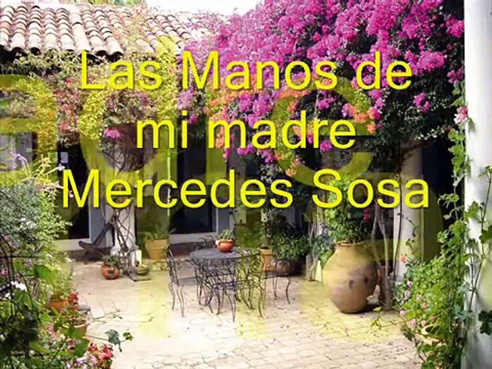 Las manos de mi madre Letra