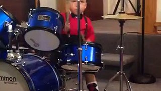 Baby Show Impressive Drum Solo