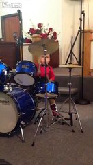 Baby Show Impressive Drum Solo