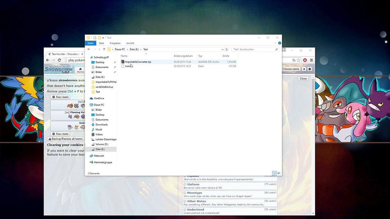 Cyber Sav Update - Pokemon Showdown Importable To PKHeX Files Converter