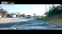 Dipshit driver gets pulled over for speeding