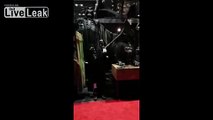 Guy Gets Bitch Slapped By An Animatronics Scarecrow