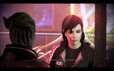 Mass Effect 3 - Kissing Samara - Citadel DLC Romance