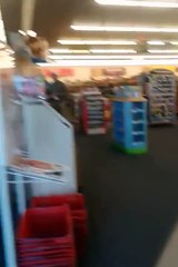 Lady confronts stalker in public