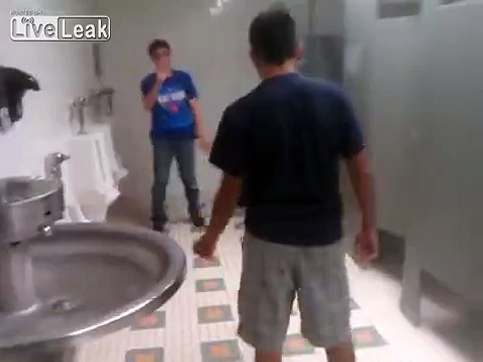 High School Bathroom Brawl
