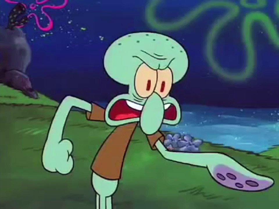 Spongebob gets mad