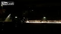Train Porn: Rail Grinder by night [AudioWarning]